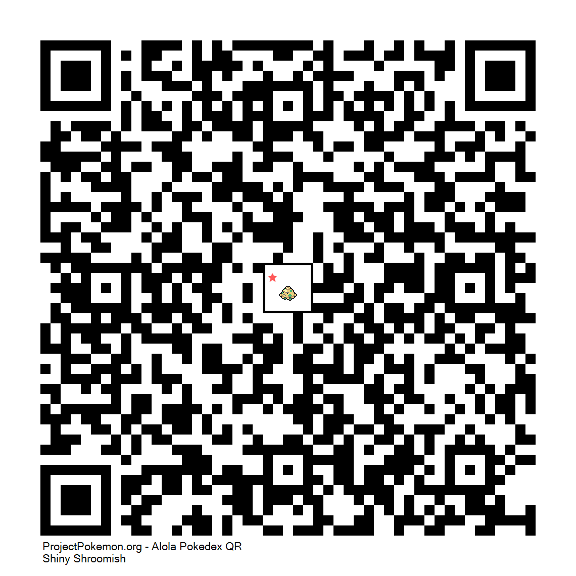 Cdigo QR de Shroomish variocolor